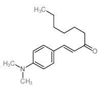 1-Nonen-3-one,1-[4-(dimethylamino)phenyl]-, (E)- (9CI)结构式