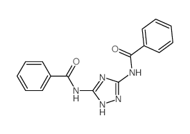 N-(5-benzamido-2H-1,2,4-triazol-3-yl)benzamide Structure