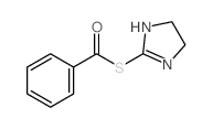 4,5-dihydro-1H-imidazol-2-ylsulfanyl-phenyl-methanone结构式