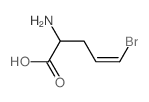 4-Pentenoic acid,2-amino-5-bromo- Structure