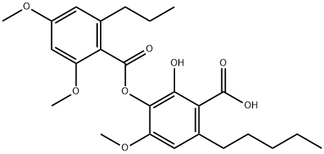 3-(2,4-Dimethoxy-6-propylbenzoyloxy)-4-methoxy-6-pentylsalicylic acid picture