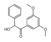 1-(3,5-dimethoxyphenyl)-2-hydroxy-2-phenylethanone结构式