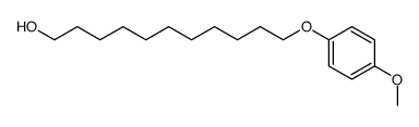 11-(4-methoxyphenoxy)undecan-1-ol结构式