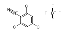 2,4,6-trichlorobenzenediazonium,tetrafluoroborate Structure