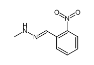 o-nitrobenzylidene methylhydrazine Structure