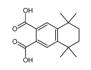 1,1,4,4-tetramethyltetraline-6,7-dicarboxylic acid Structure