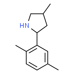 Pyrrolidine, 2-(2,5-dimethylphenyl)-4-methyl- (9CI)结构式