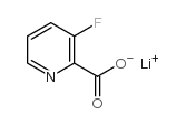 LITHIUM 3-FLUOROPYRIDINE-2-CARBOXYLATE Structure