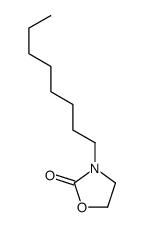 3-octyl-1,3-oxazolidin-2-one结构式