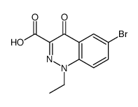 6-bromo-1-ethyl-4-oxocinnoline-3-carboxylic acid Structure