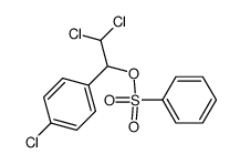 Benzenesulfonic acid 2,2-dichloro-1-(4-chloro-phenyl)-ethyl ester结构式