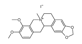 (-)-N-methylcanadine iodide structure