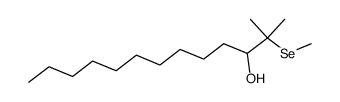 2-methyl-2-(methylselanyl)tridecan-3-ol Structure