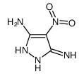 1H-Pyrazole-3,5-diamine,4-nitro-(9CI) structure