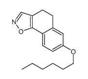 7-hexoxy-4,5-dihydrobenzo[g][1,2]benzoxazole结构式