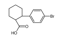 (1R,2R)-2-(4-bromophenyl)cyclohexane-1-carboxylic acid Structure