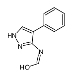 N-(4-PHENYL-1H-PYRAZOL-3-YL)FORMAMIDE结构式