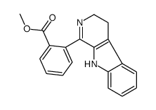 methyl 2-(4,9-dihydro-3H-pyrido[3,4-b]indol-1-yl)benzoate Structure