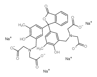 邻甲酚酞络合钠盐结构式