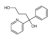 1-phenyl-1-pyridin-2-ylbutane-1,4-diol结构式