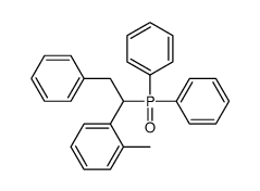 1-(1-diphenylphosphoryl-2-phenylethyl)-2-methylbenzene结构式