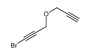 1-bromo-3-prop-2-ynoxyprop-1-yne Structure