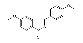 (4-methoxyphenyl)methyl 4-methoxybenzenecarbodithioate Structure