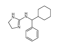 N-[cyclohexyl(phenyl)methyl]-4,5-dihydro-1H-imidazol-2-amine Structure