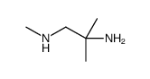 (2-氨基-2-甲基丙基)(甲基)胺结构式