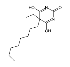 5-ethyl-5-octyl-1,3-diazinane-2,4,6-trione Structure