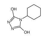 4-cyclohexyl-1,2,4-triazolidine-3,5-dione Structure