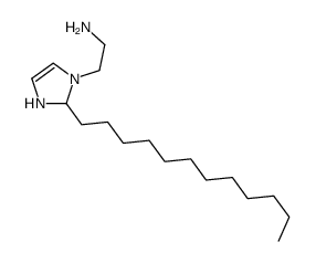 2-(2-dodecyl-1,2-dihydroimidazol-3-yl)ethanamine结构式