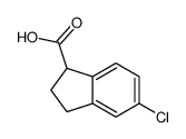 5-chloro-2,3-dihydro-1H-indene-1-carboxylic acid Structure