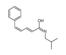 (2E,4E)-N-(2-methylpropyl)-5-phenylpenta-2,4-dienamide Structure