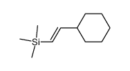 (E)-(2-Cyclohexylethenyl)-trimethylsilane Structure