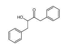 3-hydroxy-1,4-diphenylbutan-2-one结构式