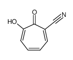 6-hydroxy-7-oxo-cyclohepta-1,3,5-trienecarbonitrile Structure