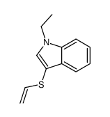 3-ethenylsulfanyl-1-ethylindole Structure