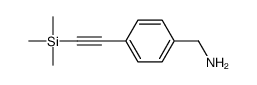 (4-((Trimethylsilyl)ethynyl)phenyl)methanamine picture