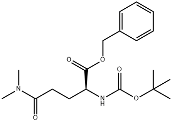 (s)-benzyl 2-((tert-butoxycarbonyl)amino)-5-(dimethylamino)-5-oxopentanoate Structure