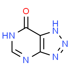 7H-1,2,3-Triazolo[4,5-d]pyrimidin-7-one, 2,3-dihydro- (9CI) structure