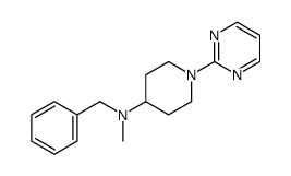 N-benzyl-N-methyl-1-pyrimidin-2-ylpiperidin-4-amine Structure