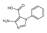 (9ci)-4-氨基-1-苯基-1H-咪唑-5-羧酸结构式