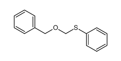 [[(Phenylmethoxy)methyl]thio]benzene Structure