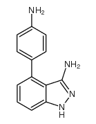 4-(4-Aminophenyl)-1H-indazol-3-amine Structure