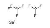 fluoro-bis(trifluoromethyl)gallane Structure