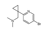 1-[1-(5-bromopyridin-2-yl)cyclopropyl]-N,N-dimethylmethanamine Structure