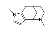 1,5-dimethyl-4,5,6,7,8,9-hexahydro-4,8-methanopyrrolo<3,2-c>azocine Structure