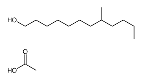 acetic acid,8-methyldodecan-1-ol Structure