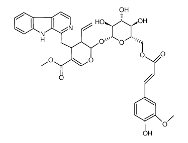 6'-trans feruloyl lyaloside Structure